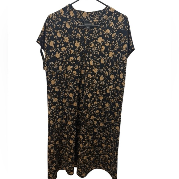 J. Jill Wearever Double Face Jersey Dress Size Large - Picture 2 of 5